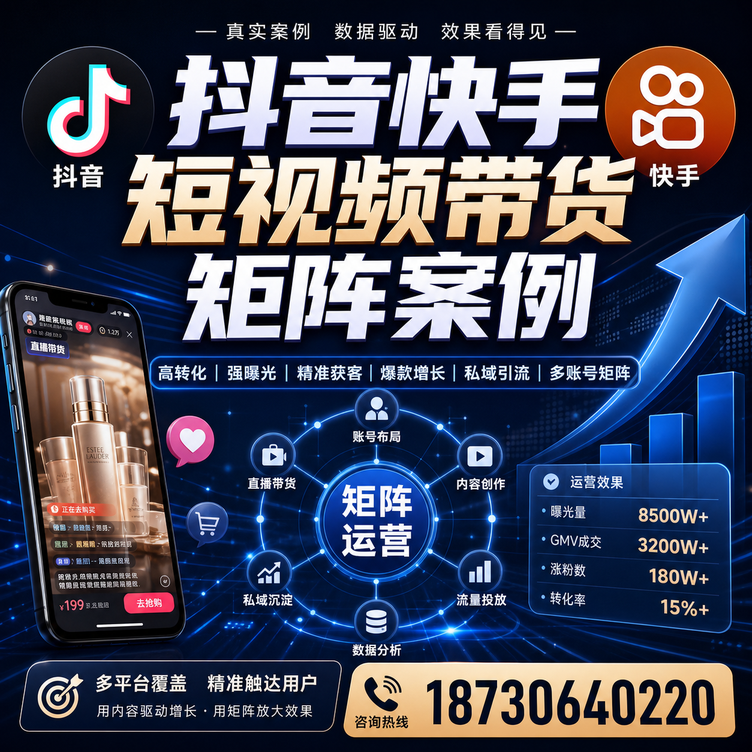 蚌埠短视频带货团队多平台矩阵自动分发案例