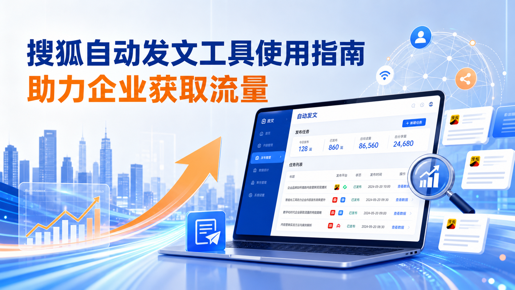 搜狐自动发文工具的使用指南:助力蚌埠企业获取流量